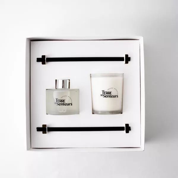 Coffret Cadeau – Diffuseur Jasmin + Bougie Jasmin